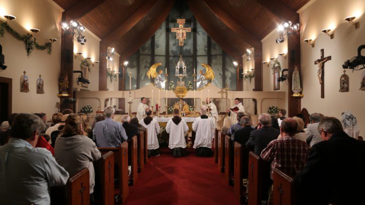 EWTN Chapel Holy Week Schedule MFVA Franciscan